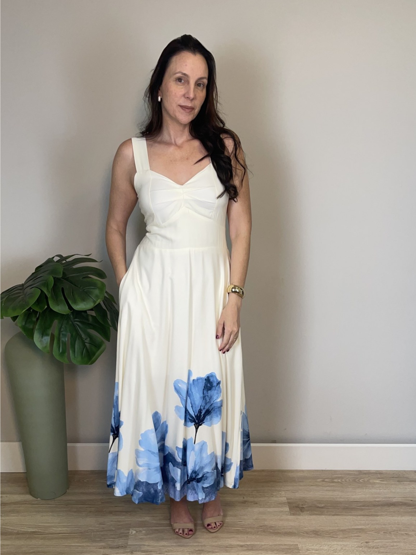 Vestido Longo Flor